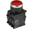 Кнопка IEK с подсветкой и фиксацией d=22мм 1NO+1NC красная MASTER MI-BT60-11TD-3-11-K04 1