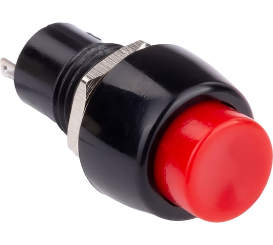 Выключатель-кнопка Smartbuy 250В 2А (2с) ON-OFF красная  SBE-06-S36fr