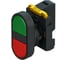 Кнопка EKF SB-D2 красно-зеленая Пуск-стоп с подстветкой 24V AC/DC 1NO+1NC IP67 SB-D811-W-D 1