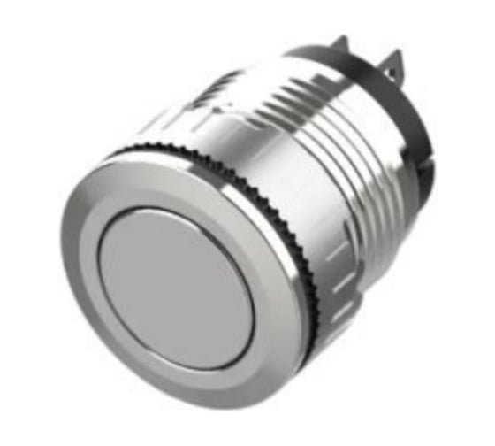 Кнопка SUPU TS6 нажимная, плоская, без фиксации, AC/DC 24V, 1НО, желтая TS6513-0AM30-R10