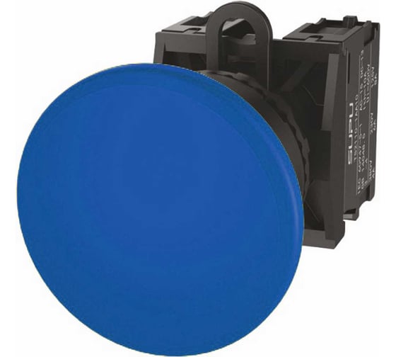 Кнопка SUPU TS2, грибовидная, D40мм, синяя TS2010-0FM40