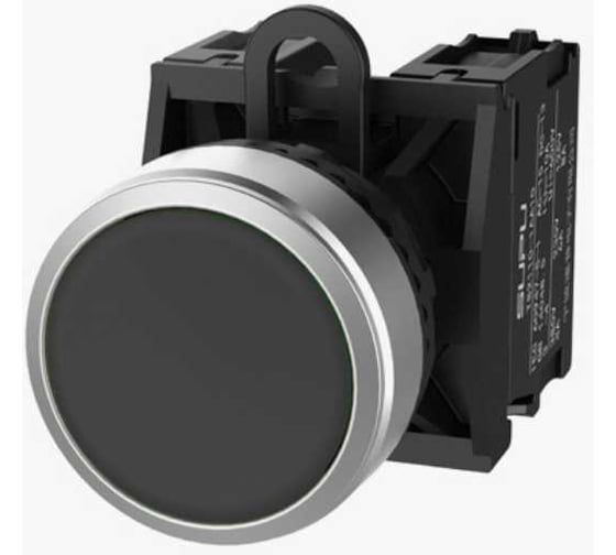 Кнопка SUPU TS2, плоская, без фиксации, черная TS2030-0AM60