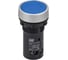 Кнопка IEK IP65 моноблок 1NO+1NC синяя MASTER MI-BT70-7E-1-22-K07 1