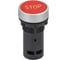 Кнопка IEK IP65 с маркировкой STOP моноблок 1NC красная MASTER MI-BT70-SP-2-22-K04 1