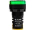 Лампа ETEK EKLD-22DS-G-220 зеленая 220VAC, D22, 10 шт 17594 1