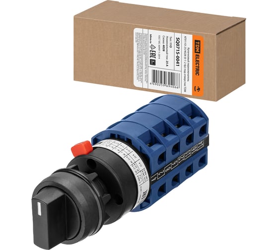 Кулачковый переключатель TDM ELECTRIC КПУ11О-25/4028 (0-1-2 4р) SQ0715-0041