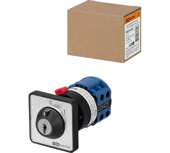 Кулачковый переключатель TDM ELECTRIC КПУ11К-10/2098 (0-1 3р) SQ0715-0147