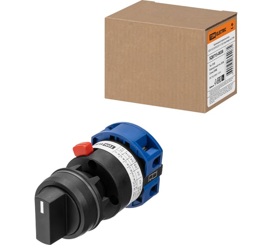 Кулачковый переключатель TDM ELECTRIC КПУ11О-25/0102 (0-1-2 1р) SQ0715-0038