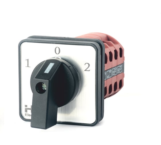 Переключатель кулачковый HLT ПК-1-24 10А 4P 1-0-2 IP65 085-21-107