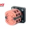 Переключатель кулачковый HLT ПК-1-52 25А 2P 1-2 IP65 085-21-124 5