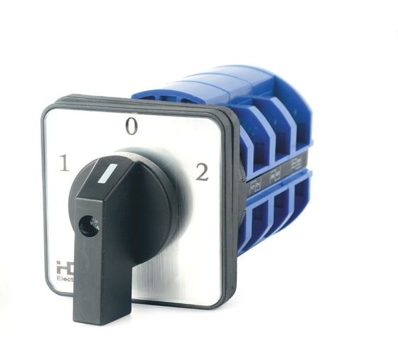 Переключатель кулачковый HLT ПК-1-43 63А 3P 1-0-2 IP65 085-21-120 1