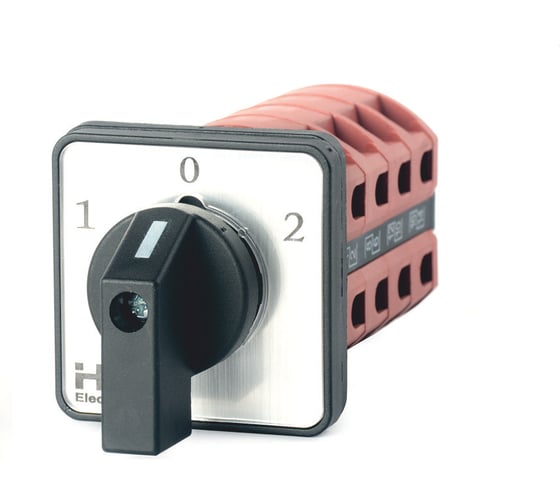 Переключатель кулачковый HLT ПК-1-24 25А 4P 1-0-2 IP65 085-21-109