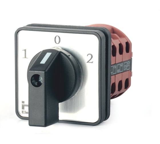 Переключатель кулачковый HLT ПК-1-53 25А 3P 1-2 IP65 085-21-126