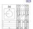 Выключатель кулачковый специального исполнения КБ Ключ 4G 20- 56-U S17 DC 4G000043A0DC 4