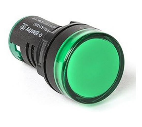 Индикатор PLASTIM AC/DC 220 В, зеленый PB0-LS22-220G