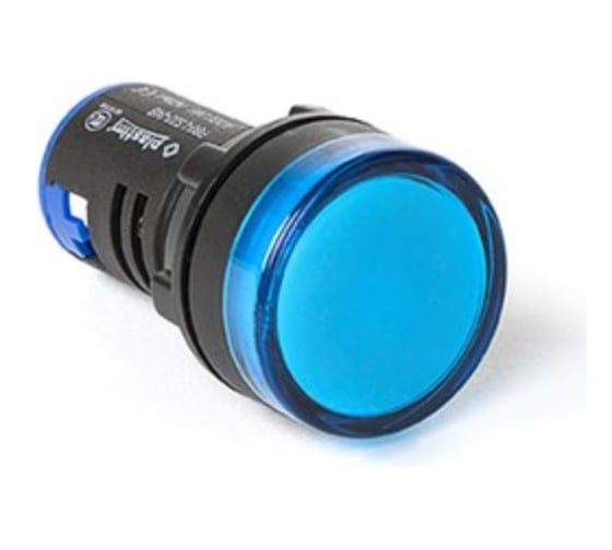 Индикатор PLASTIM AC/DC 220 В, синий PB0-LS22-220B