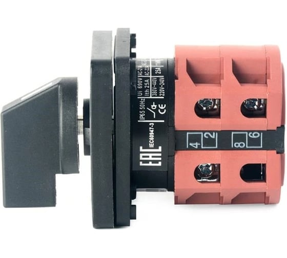 Переключатель кулачковый HLT ПК-1-13 32А 3P 0-1 IP65, 085-21-082