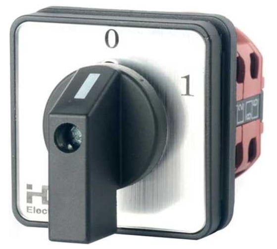 Переключатель кулачковый HLT ПК-1-14 10А 4P 0-1 IP65 085-21-086