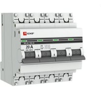 Выключатель нагрузки EKF 4P 20А ВН-63 PROxima SL63-4-20-pro