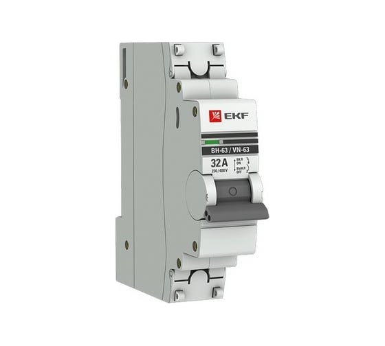 Выключатель нагрузки EKF 1P 32А ВН-63 PROxima 120 шт SL63-1-32-pro 1