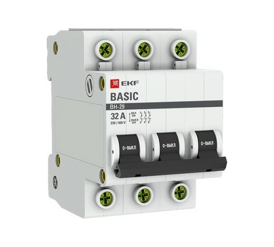 Выключатель нагрузки EKF 3P 32А ВН-29 Basic SL29-3-32-bas 1