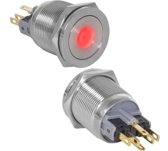 Кнопка антивандальная RUICHI GQ22PF-11ZD/R/N on-off+off-on 117155 117155