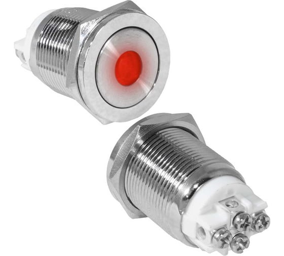 Кнопка антивандальная RUICHI GQ19PF-10ZD/R/N off-on 117196 117196