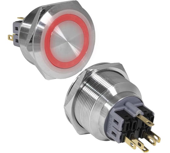 Кнопка антивандальная RUICHI GQ30-11ZE/R/N on-off+off-on 117122 117122