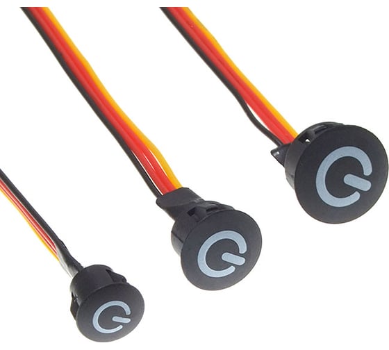 Кнопка сенсорная RUICHI BTS 7-12V BLACK ф16 Dimming 108408 108408