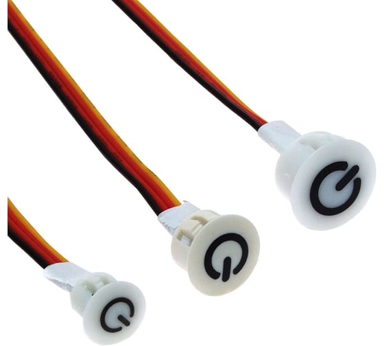 Кнопка сенсорная RUICHI BTS 7-12V WHITE ф10 Dimming 108407 108407