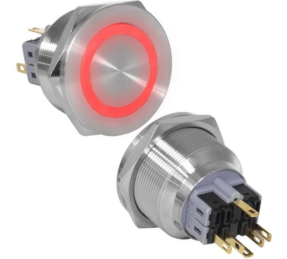 Кнопка антивандальная RUICHI GQ30PF-11ZE/R/N on-off+off-on 117136 117136