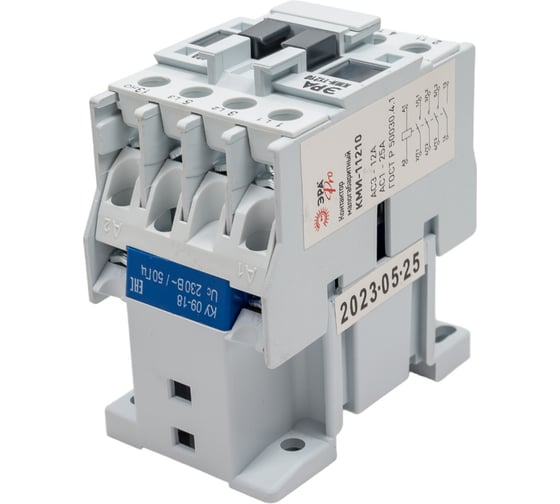 Контактор ЭРА PRO KKM11-012-230-10-E КМИ-11210 12А 230В/АС3 1НО, Б0050429