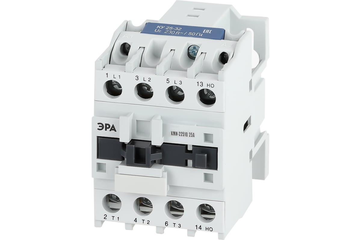 Контактор ЭРА PRO KKM21-025-230-10-E КМИ-22510 25А 230В/АС3 1НО ...