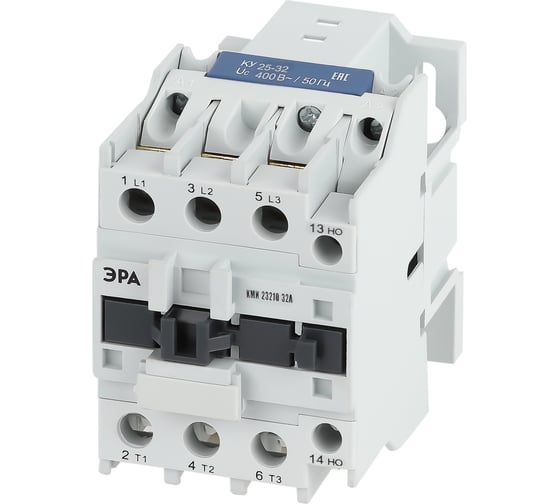 Контактор ЭРА PRO KKM21-032-400-10-E КМИ-23210 32А 400В/АС3 1НО, Б0050443 1