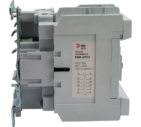 Контактор ЭРА PRO KKM41-095-230-11-E КМИ-49512 95А 230В/АС3 1НО, 1НЗ, Б0050452