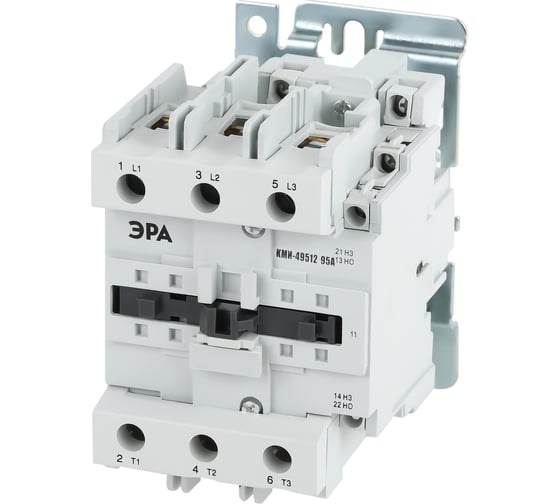 Контактор ЭРА PRO KKM41-095-400-11-E КМИ-49512 95А 400В/АС3 1НО, 1НЗ, Б0050453 1