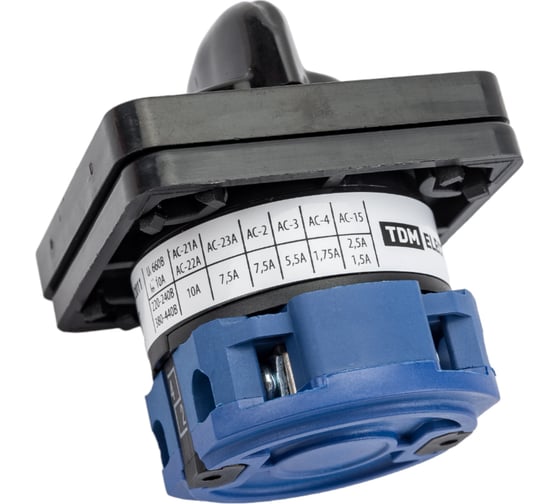 Переключатель направления TDM ELECTRIC КПУ11-10/0102 1-0-2 1р SQ0715-0124
