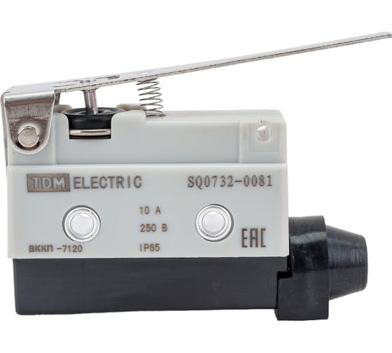Концевой выключатель TDM ВККП-7120 10А 1з+1р IP65 SQ0732-0081