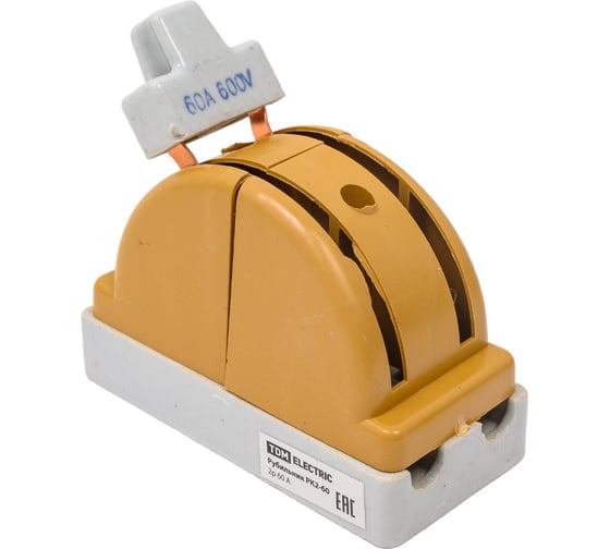 Керамический рубильник TDM ELECTRIC РК2-60 2p 60А SQ0734-0021