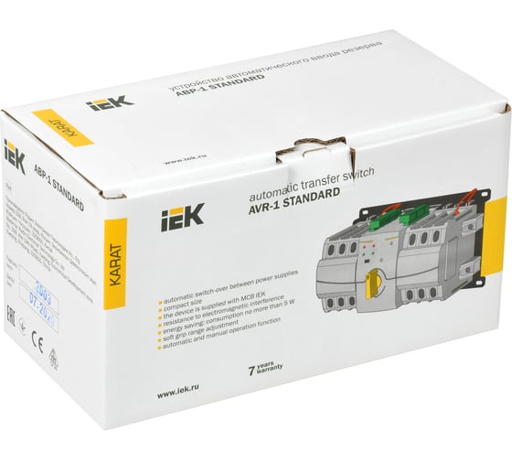 Модульное устройство АВР IEK АВР-1 STANDARD 63А KARAT MAT10-063