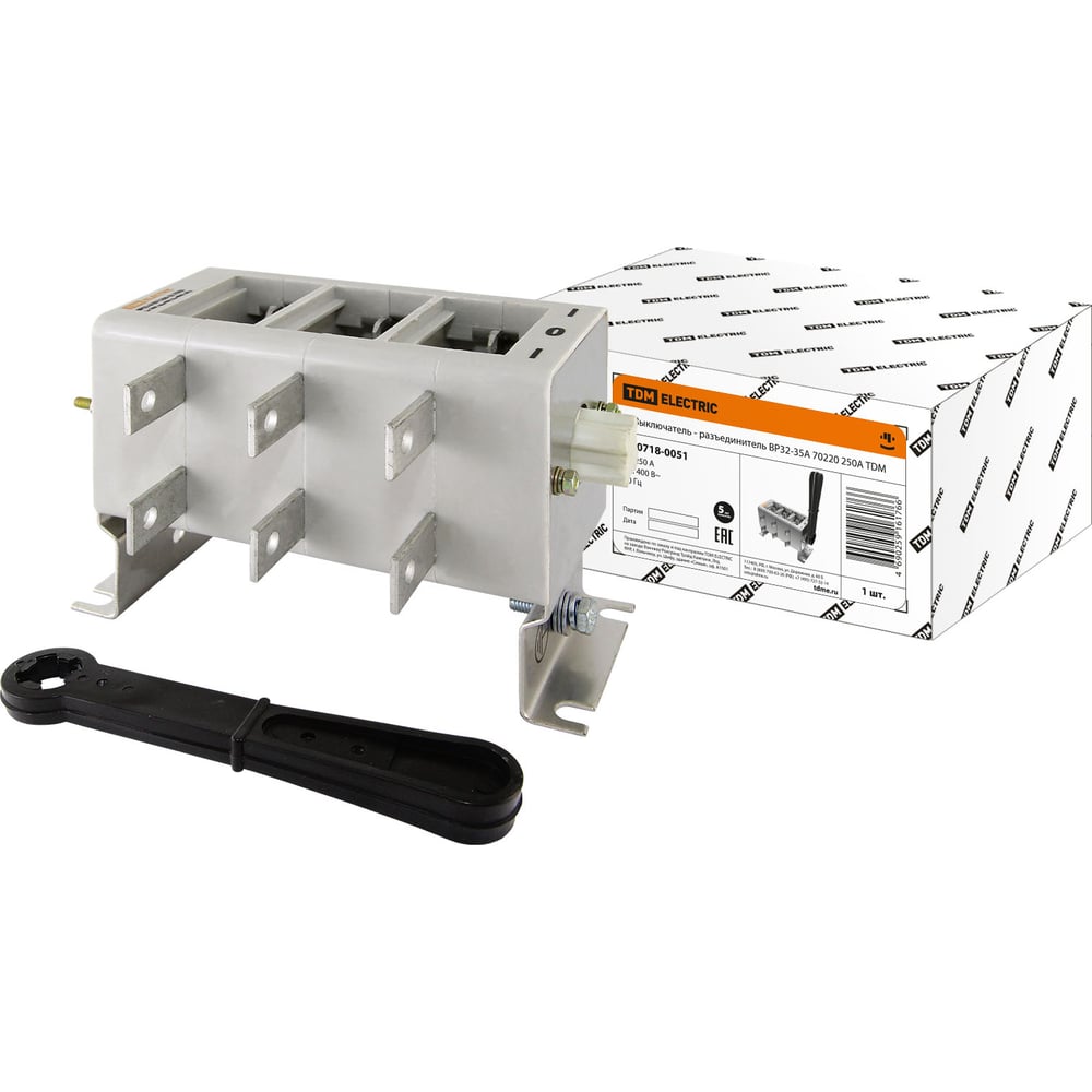 Выключатель-разъединитель TDM ВР32-35А 70220 250А SQ0718-0051 ...