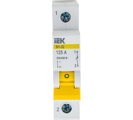 Выключатель нагрузки (мини-рубильник) IEK ВН-32 1Р 125А MNV10-1-125