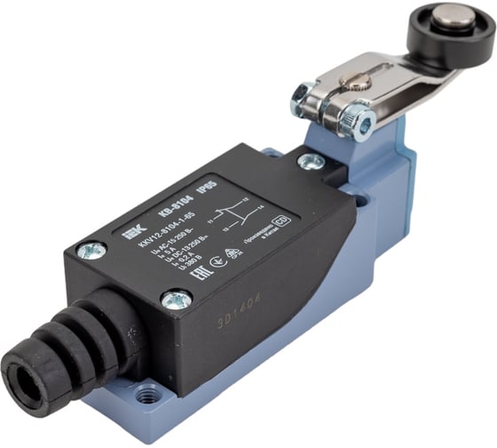 Концевой выключатель IEK КВ-8104 рычаг с роликом IP65 KKV12-8104-1-65