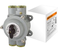 Пакетный переключатель TDM ELECTRIC ПП 3-16/Н2 3П 16А 220В, силуминовый корпус, IP56 SQ0723-0080