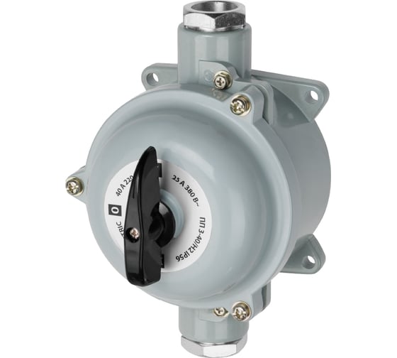 Пакетный переключатель TDM ELECTRIC ПП 3-40/Н2 3П 40А 220В, силуминовый корпус, IP56 SQ0723-0081