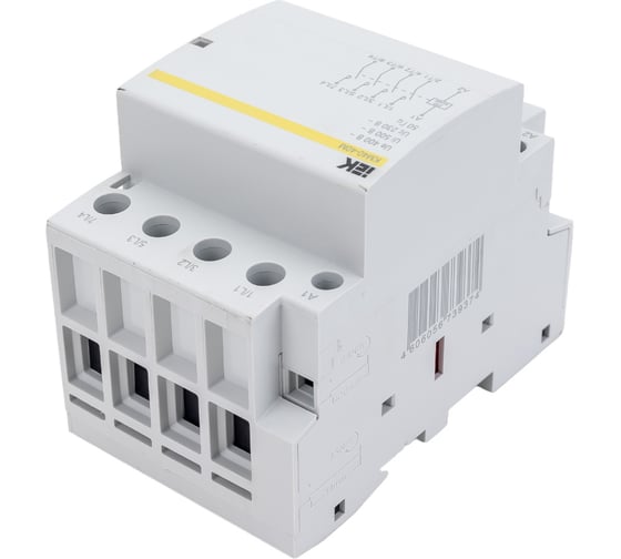 Модульный контактор IEK КМ40-40М AC/DC MKK21-40-40