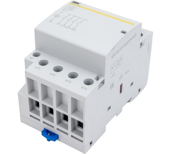 Модульный контактор IEK КМ40-40М AC/DC MKK21-40-40
