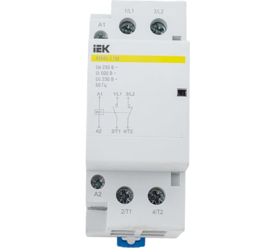Модульный контактор IEK КМ40-11М AC MKK11-40-11