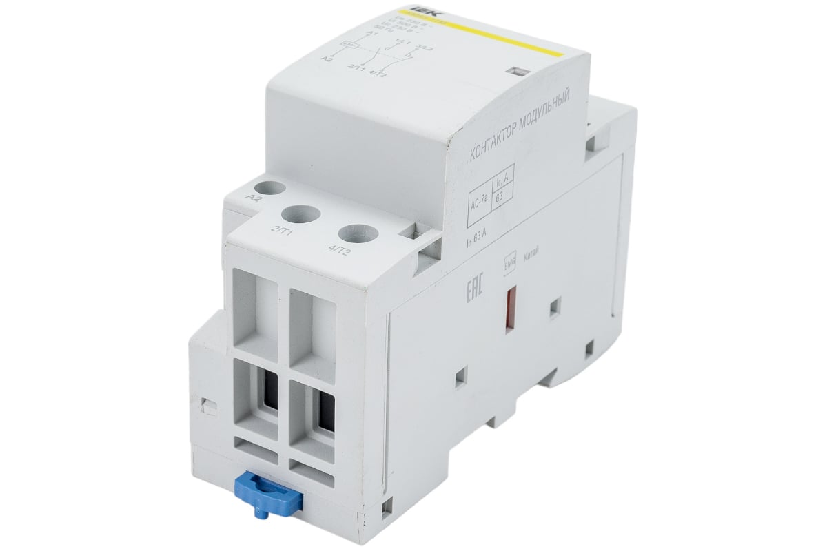 Модульный контактор IEK КМ63-11М AC MKK11-63-11 - выгодная цена, отзывы ...