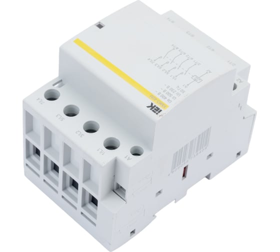 Модульный контактор IEK КМ63-40М AC/DC MKK21-63-40